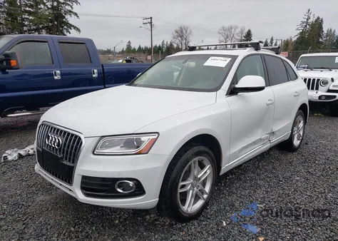 2017 Audi Q5 2.0T Premium from USA, damaged, VIN WA1L2AFPXHA040362